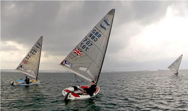 British Finn class takes new youth initiative ahead of U23 Finn Worlds © Ray New